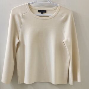 New Ann Taylor Elegant Cream Women's Top, Size Small.